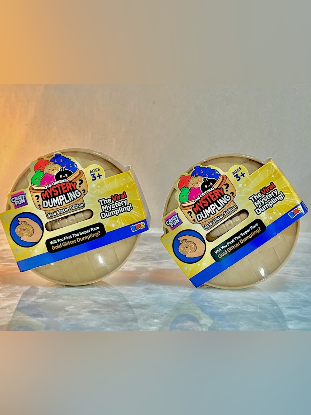 RMS Mystery Dumpling Gold Glitter Edition Crazy Fun RMS Set of 2!